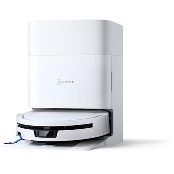 Ecovacs робот-пылесос DEEBOT T90 Max OMNI WH, 30000 Па, 5200 мАч, 257 мин, 2.5 л, влажная и сухая уборка, док-станция (T90 Max OMNI WH)