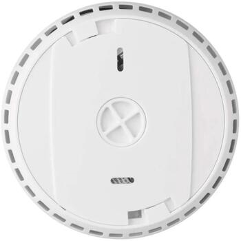 Emos Датчик дыма GS558 P56500, 35,5x120x120mm, 10 лет, 30-95% влажность, IP20, 2x1,5V AA, до 20m, -10 до +45°C (P56500)