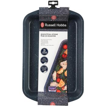 Russell Hobbs cepšanas forma RH009992EU7, 38 cm, 0,67 kg, oglekļa tērauds, zils marmors, PFOA bez (RH009992EU7)