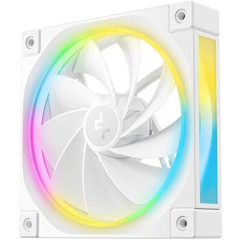 Deepcool Ventilators FL12R WH 3 IN 1 R-FL12R-WHAPN3-G, 120 mm, 55 cfm, 500-2150 RPM, 33.9 dB, PWM atbalsts, RGB LED (R-FL12R-WHAPN3-G)