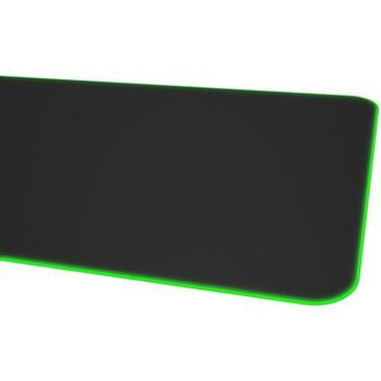 GENESIS Boron 500 XXL RGB NPG-2110, 800x400x4 mm, peles paliktnis, audums, gumija, melns, RGB apgaismojums, 12 režīmi (NPG-2110)