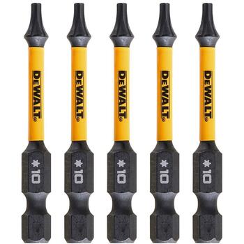 Dewalt ударная битка DT7393T-QZ T10 57mm, 5 шт, Torsion Impact, 5 шт, Blister, Torx, 4.2 см, 1 см, 7.5 см, 0.05 кг (DT7393T-QZ)