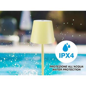 Beper Настольная лампа P201UTP126, 5 В, 110 лм, 2 Вт, желтая, регулируемый белый свет, IPX4, USB, 1 лампочка (P201UTP126)