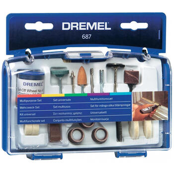 52- daļīgs universālais piederumu komplekts 26150687JA DREMEL (26150687JA)
