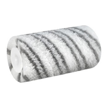 Rullis MIDI 12cm Ø30mm, 12mm, poliesters, pelēkas svītras (86463099)