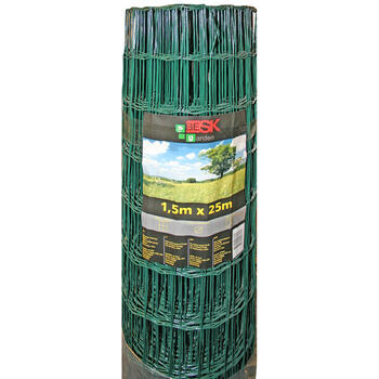 Žogs metināts, cink. ar PVC pārkl. 1.5x25m Acs70x100mm (08-12-0212)