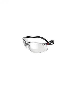 3M Aizsargbrilles SecureFit 501 SF501BLK, 0.022kg, netonētas AF/AS, polikarbonāta lēcas, 99.9% UVA/UVB aizsardzība (SF501BLK)
