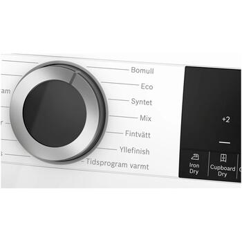 Bosch veļas žāvētājs WQG2420PSN, 9kg, 62dB(A), elektrisks, siltumsūknis, bērnu drošība (WQG2420PSN)