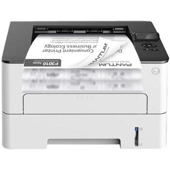 Pantum Лазерный принтер P3010DW, 1200 x 1200 DPI, 30 стр/мин, 60000 стр/мес, Wi-Fi, LCD, 1 картридж, двусторонняя печать (P3010DW)