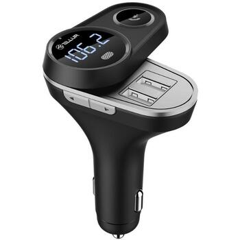 Tellur FMT-B5 TLL622041 FM-модулятор, Bluetooth, 2xUSB, 12-24V, MP3/WMA, MicroSD, громкая связь, дисплей (TLL622041)