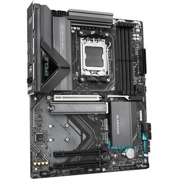 Gigabyte Mātesplate X870 EAGLE WIFI7 1.1, AMD Socket AM5, 14+2+2 fāzes VRM, 4 DIMM DDR5, 3 M.2, Wi-Fi 7, 2.5GbE LAN (X870 EAGLE WIFI7 1.1)