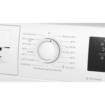 Bosch Стиральная машина WAN2808LSN, 8 кг, 1400 об/мин, класс A, фронтальная загрузка, функция пара, LED дисплей, белая (WAN2808LSN)