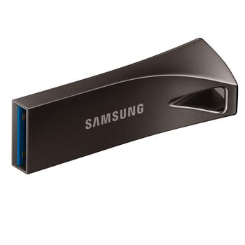 Samsung MUF-256BE4/APC BAR Plus USB-накопитель 256 GB USB 3.1 Gen 1 до 400 MB/s чтение USB-A Grey (MUF-256BE4/APC)