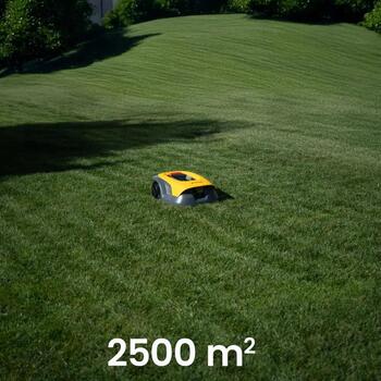 STIGA A 25V robotizēts zāles pļāvējs GPS RTK AI kamera bez vadiem līdz 2500m² 18cm 25.2V 6Ah 2850rpm 45% 30 zonas 2R7113028/ST1 (2R7113028/ST1)