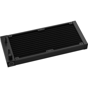 Deepcool CPU šķidrumu dzesētājs LE500 R-LE500-BKLNMG-G-1, 85.85 CFM, 32.9 dBA, 2 ventilatori, 415 mm caurules (R-LE500-BKLNMG-G-1)
