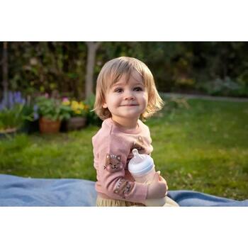 Philips Avent Natural Response детская бутылочка SCY906/01, 330 мл, 3m+, быстрый поток соски, антиколиковый клапан, без BPA (SCY906/01)
