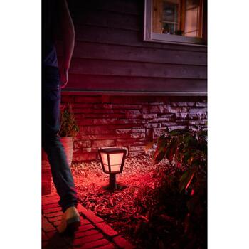 Philips Hue уличный пьедестальный фонарь WCA Econic 8718696170595, 15Вт, 1140лм, 2000-6500K, IP44, LED, Bluetooth, Zigbee, черный (8718696170595)