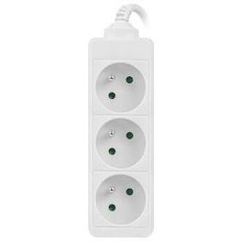 Lanberg удлинитель PS0-03E-0150-W, 1.5м, 3xE розетки, защита от детей (PS0-03E-0150-W)