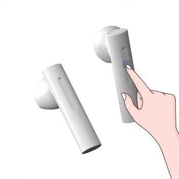 Manta Беспроводные наушники MTWS004X, 12ч, 32Ω, IPX5, 20-20000Гц, 10мм, Bluetooth 5.0, Siri, Google Assistant (MTWS004X)