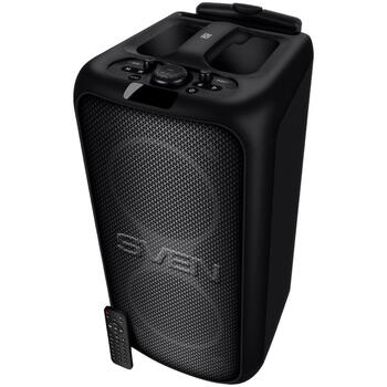 Супер праздничная Party Box с караоке для мероприятий 1000W TWS Bluetooth FM USB LED дисплей питание от сети чёрная SV-022686 Sven (SV-022686)