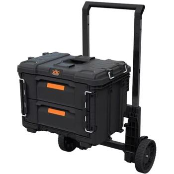 Keter ROC Pro Gear 2 Drawers Unit XL 30212781, 56,5x37,5x41,3cm, 2 dziļas atvilktnes, savienojams, slēdzama aizdare (30212781)
