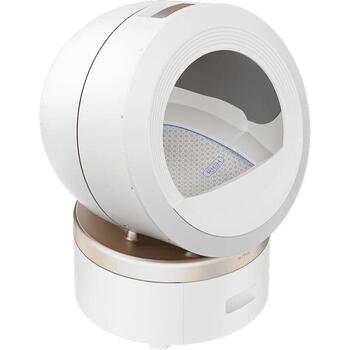 Mova pašattīrošā kaķu tualete MeowgicPod LR10A, balta, 11l, 30,2dB, 78l, 1,5-10kg, 0,3m², 12 slāņu aizsardzība (LR10A)