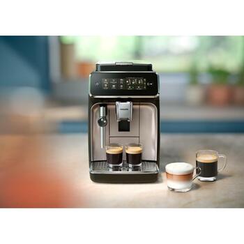 Philips кофемашина EP3349/70, мощность 1500 Вт, ёмкость резервуара для воды 1.8 Л, 2 носика, встроенная кофемолка, TFT дисплей (EP3349/70)