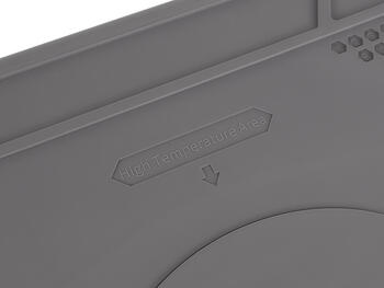 Geko силиконовый коврик для пайки G73307, 350x220мм, 500°C, термостойкий, нескользящий, линейка 28см, магнитные отсеки (G73307)