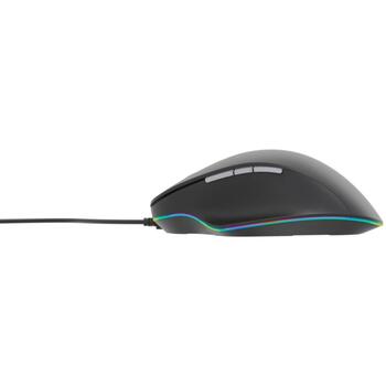 Gembird USB datorpele MUS-6B-02, 3600 DPI, 6 pogas, ergonomisks dizains, LED apgaismojums (MUS-6B-02)