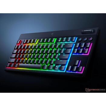 Razer klaviatūra BlackWidow V4 Low-Profile HyperSpeed RZ03-05270800-R3M1, US, Bluetooth, 2.4 GHz, RGB Chroma, Orange slēdži (RZ03-05270800-R3M1)