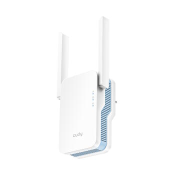 Cudy RE1200 WiFi Mesh репитер, AC1200, 867+300 Мбит/с, 1×10/100 Мбит/с, WPA3, WPS, режим AP, белый (RE1200)