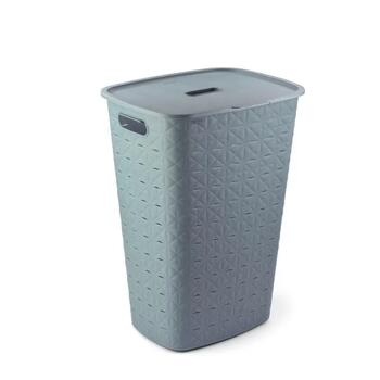 Curver Softex veļas kaste 0800571Z69, 56L, 42x31,6x60cm, plastmasa, zilganzaļa (0800571Z69)
