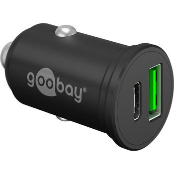 Goobay automašīnas strāvas adapteris, 61739, 45 W, 5/9/12/15/20 V, 2x USB, Power Delivery, Qualcomm Quick Charge (61739)