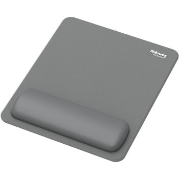 Fellowes Breyta коврик для мыши 100142556, 240x200мм, серый, подставка для запястья, эргономичный, антибактериальный (100142556)