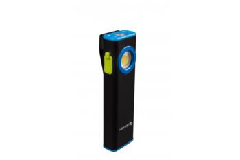Hogert фонарь HT1E417, 800лм, 10ч, 3ч, USB-C, 200мАч, 3.7В, IP54, 5 режимов, алюминиевый корпус, магнитный, с клипсой (HT1E417)