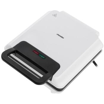 Adler Vafļu cepeškrāsns MS 3091, 1800 W, 2 vafļu, taisnstūra, balta, drošības slēdzis, neslīdošas kājas (MS 3091)