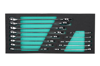 Kombinētā atslēgu komplekts 13 gab., K26060, KAMASA TOOLS, 1/4” līdz 1” izmēri (K26060)