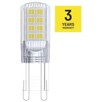 Emos LED лампочка Classic JC ZQ9536, 2,5 Вт, 350 лм, 230 В/50 Гц, 30 000 ч, G9, 320°, 18 SMD, 4 000 K (ZQ9536)