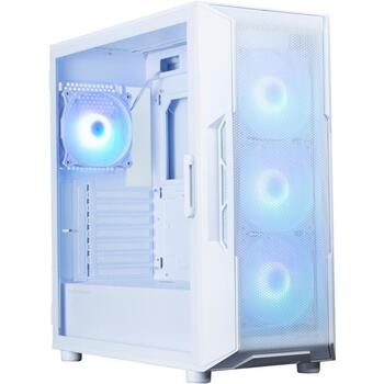 Zalman I3 NEO ARGB V2 WHITE, корпус ATX Midi Tower, белый, 4x120мм ARGB вентилятора, 1xUSB 3.2 Type-A, 1xUSB Type-C (I3 NEO ARGB V2 WHITE)