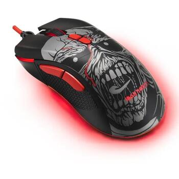 Subsonic Игровая мышь SA5612-IM1, 7200 DPI, 7 кнопок, красная LED подсветка, для правшей (SA5612-IM1)