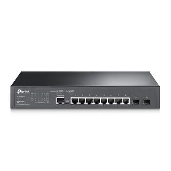 TP-Link TL-SG3210 сетевой коммутатор L2 Easy-Managed 8× Gigabit RJ45 2× SFP VLAN QoS IGMP Snooping чёрный (TL-SG3210)