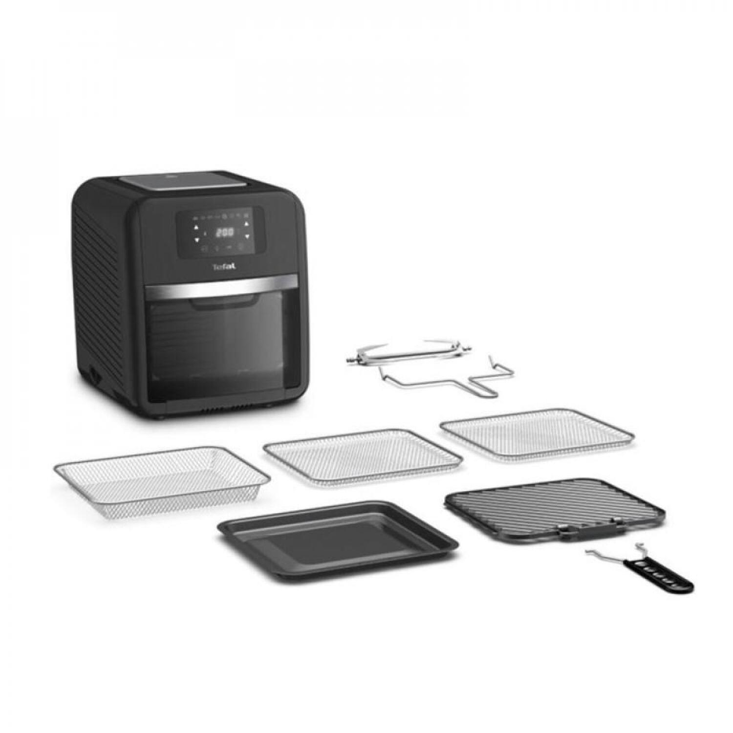 Tefal karstā gaisa friteris cepeškrāsns un grils FW501815, 2050 W, 11 L, 9 funkcijas, 6 personām, melns (FW501815)