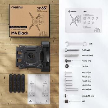 Onkron televizora stiprinājums M4-B, 32-65