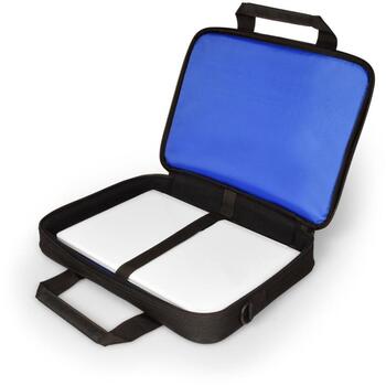 Port Designs Сумка для ноутбука HANOI II Clamshell 105065, 17.3 дюйма, полиэстер 600D, черный, съемный плечевой ремень (105065)