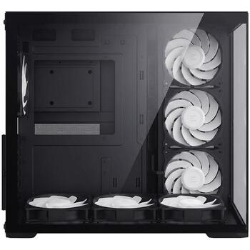 Zalman D40F ATX Mid Tower korpuss, 7x120mm FRGB ventilatori, melns, 410mm VGA, 160mm CPU, ATX/mATX/ITX (D40F BLACK)