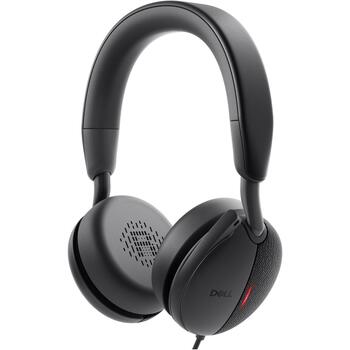 Dell наушники WH5024, ANC, USB Type-A, черный, встроенный микрофон, стерео, активное шумоподавление (520-BBGQ)
