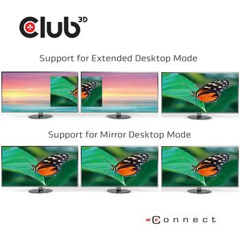 Club3D dokstacija CSV-1564W100 USB 3.2 Gen1, 100W PD, 3 HDMI, 1 DisplayPort, 1 VGA, 3 USB 3.0, 2 USB 2.0, 1 RJ45, 1 austiņu izeja (CSV-1564W100)