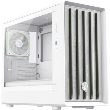 Gamemax Korpuss CLAW 360 WH, 4, M-ATX, 1 x USB 3.0, 1 x USB-C, 1 x austiņas, 175mm CPU dzesētājs (CLAW 360 WH)