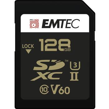 Emtec Карта памяти ECMSD128GUHS2V60, 128GB, 300MB/s, 110MB/s, UHS-II, V60 (ECMSD128GUHS2V60)