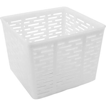 Browin 411313 kvadrātveida siera veidne, 11x11x8,5 cm, 500 g, plastmasa, notekas atveres (411313)